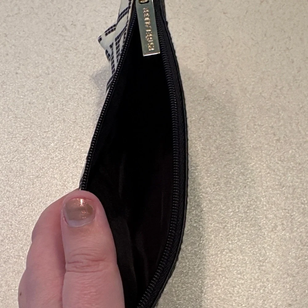 Estee Lauder Black and White Checkered Pouch - Picture 3 of 3